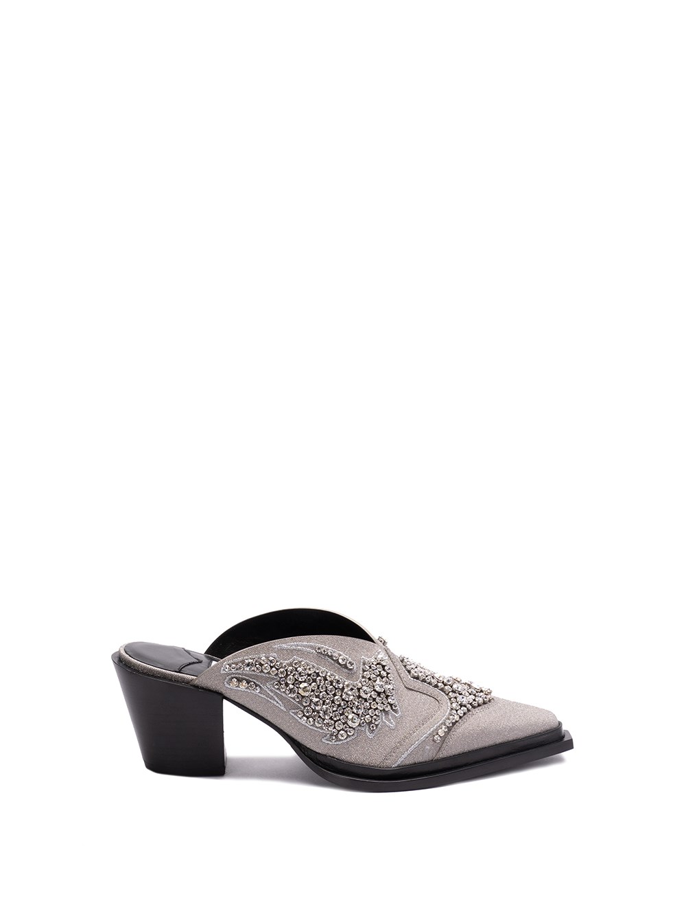 Jimmy Choo `cece Mule Ii 60` In Metallic
