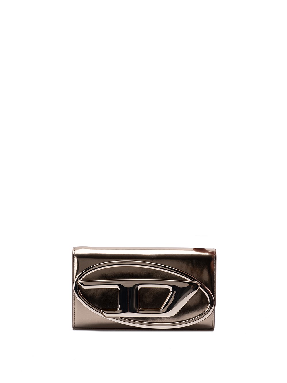 Shop Diesel `1dr Wallet Strap` Wallet In Metallic