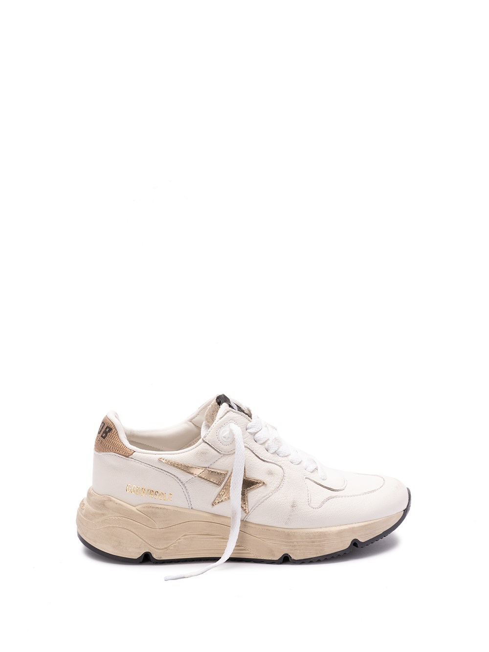Golden Goose `running Sole` Sneakers In White