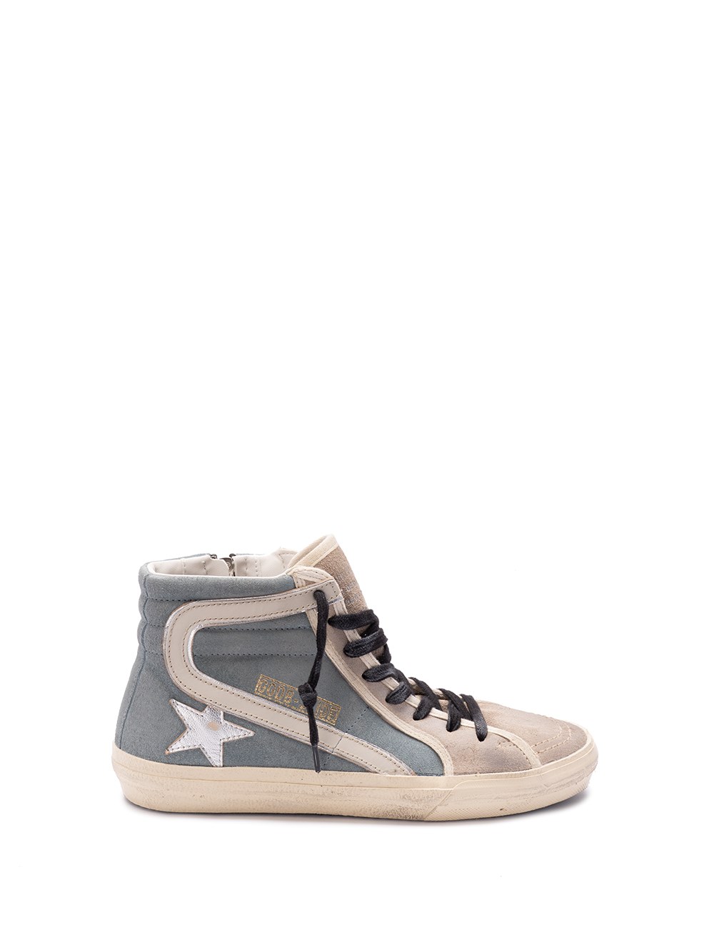 Shop Golden Goose `slide` Sneakers In Blue