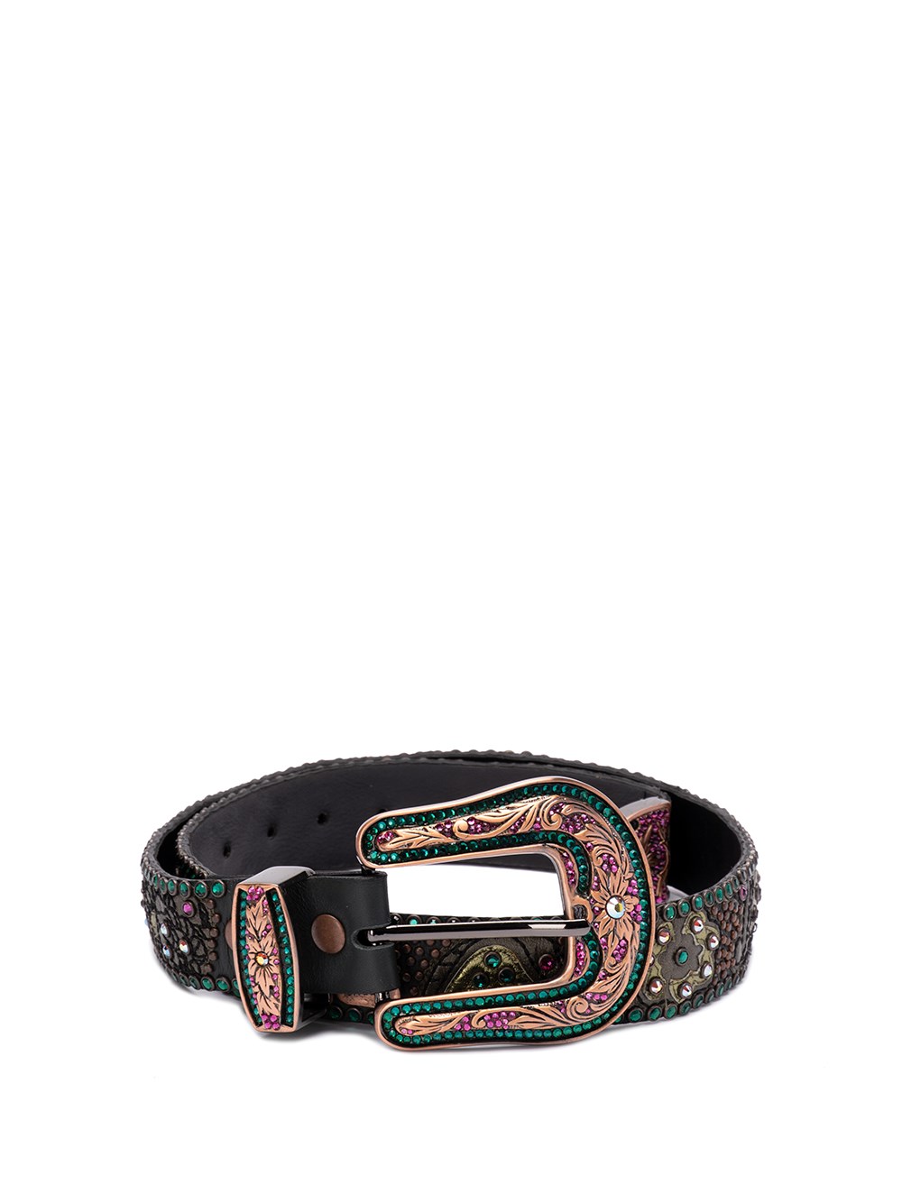 Shop Kippys Swarosky Belt In Green