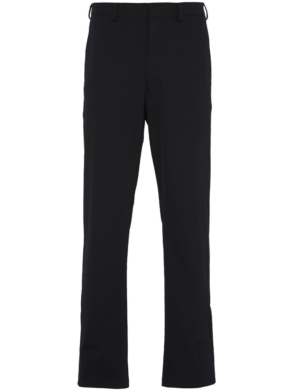 Shop Prada Stretch Technical Fabric Pants In Black  