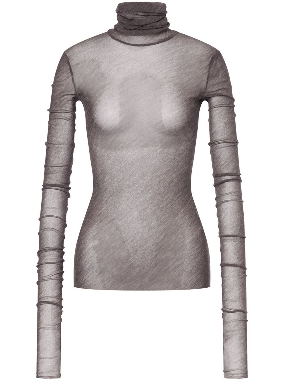 Shop Philosophy Di Lorenzo Serafini Tulle Sweater In Gray