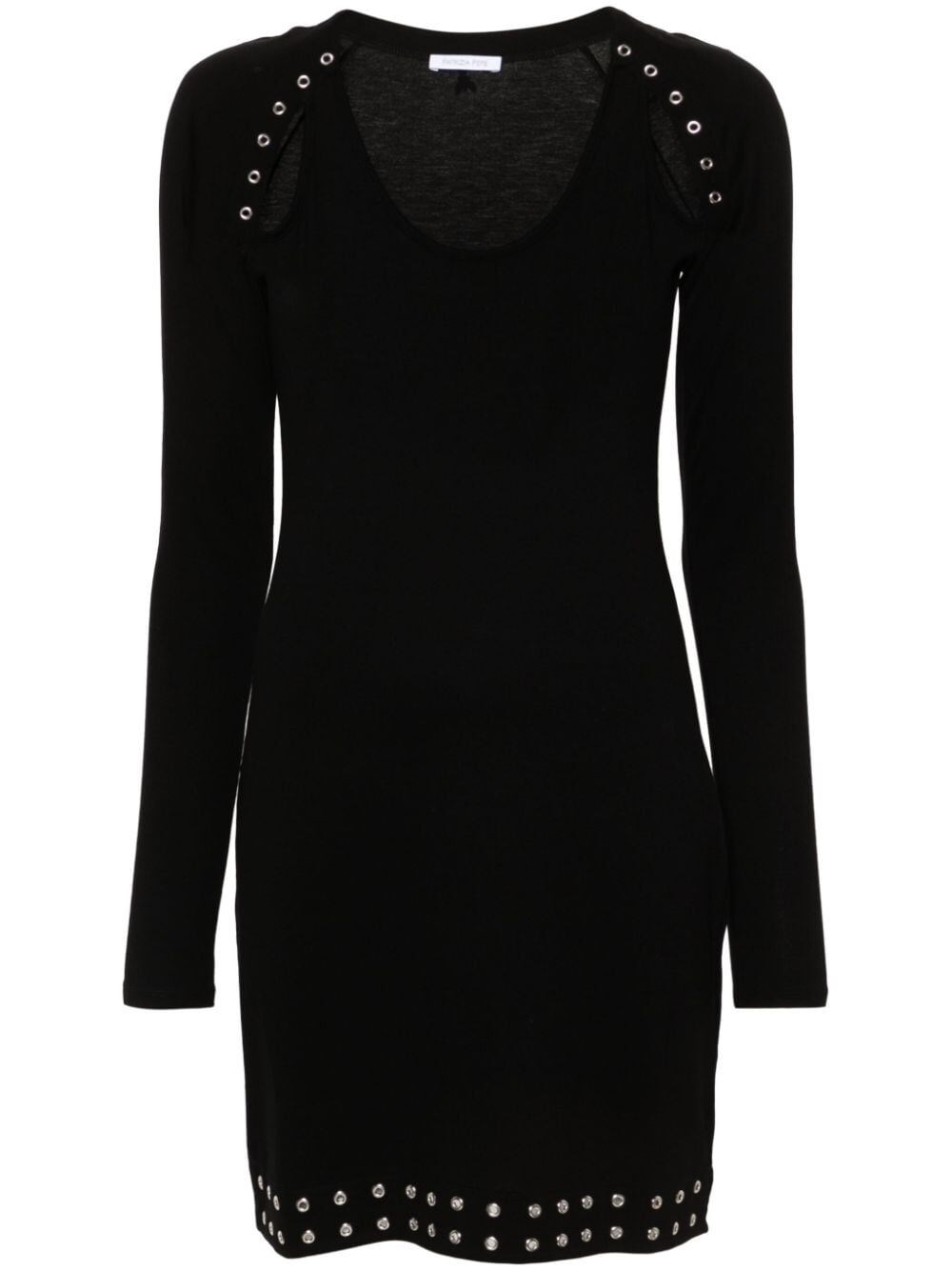 Shop Patrizia Pepe Dress In Black  