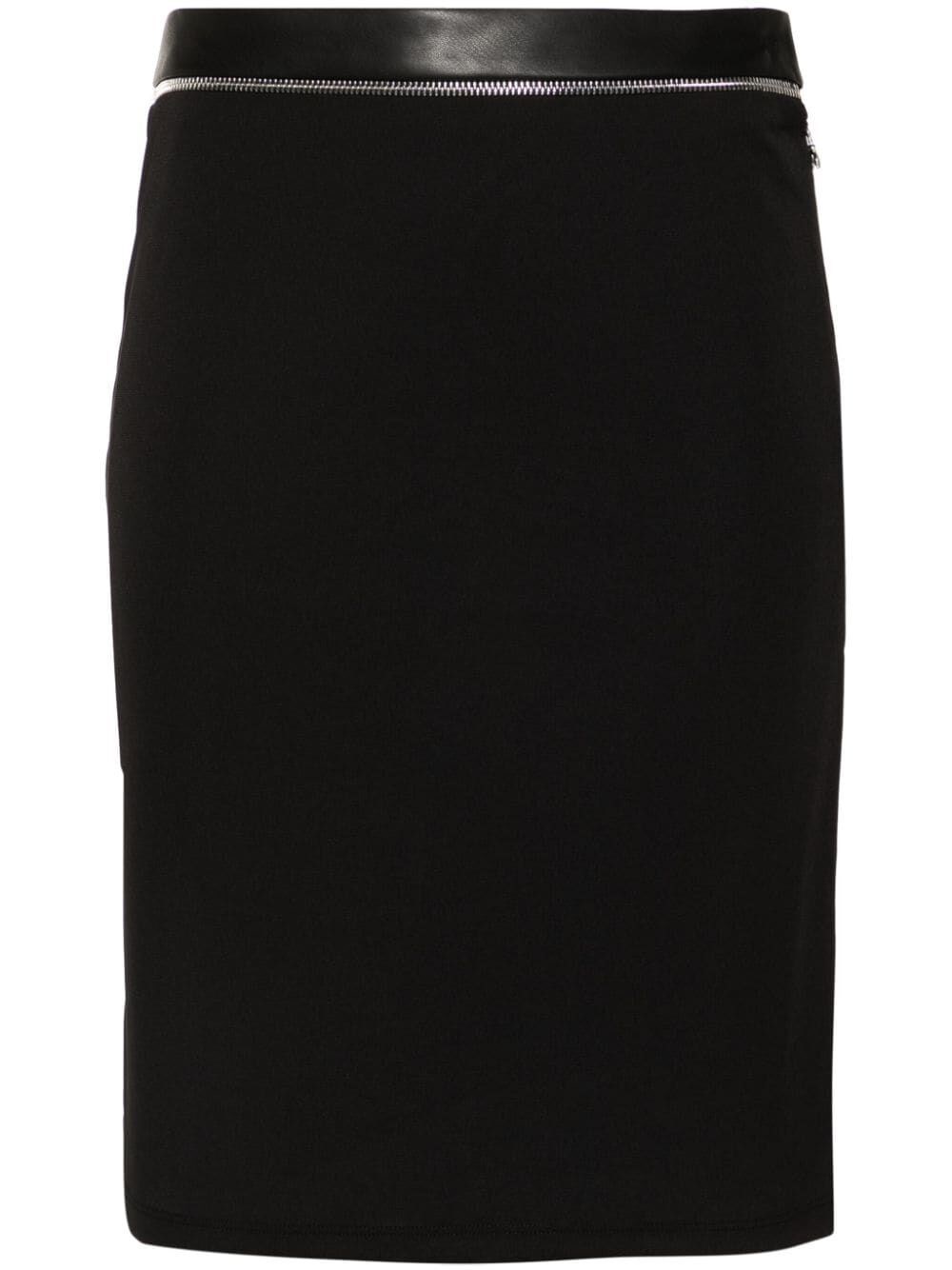 Shop Patrizia Pepe Skirt In Black  