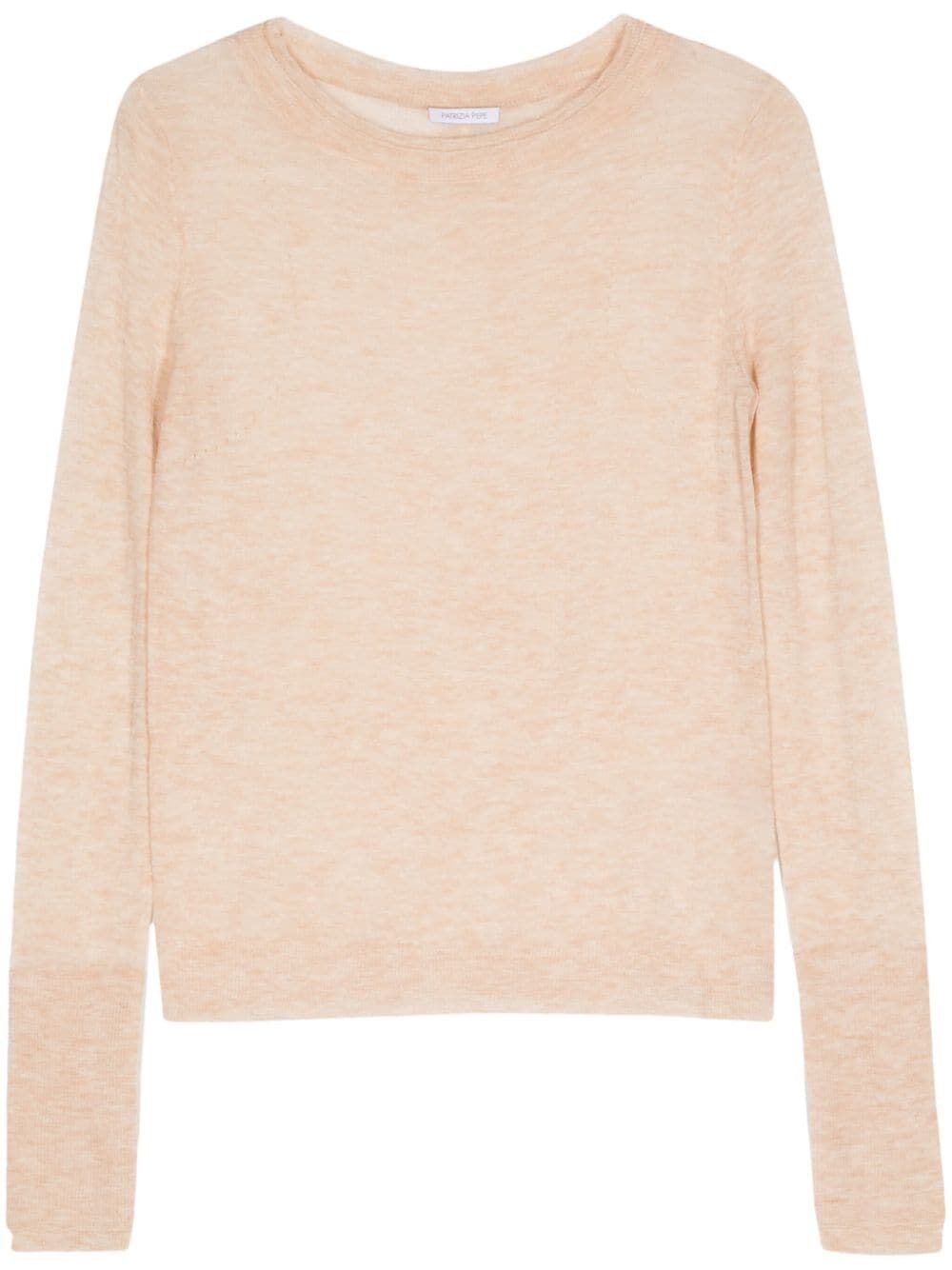 Shop Patrizia Pepe Sweater In Beige