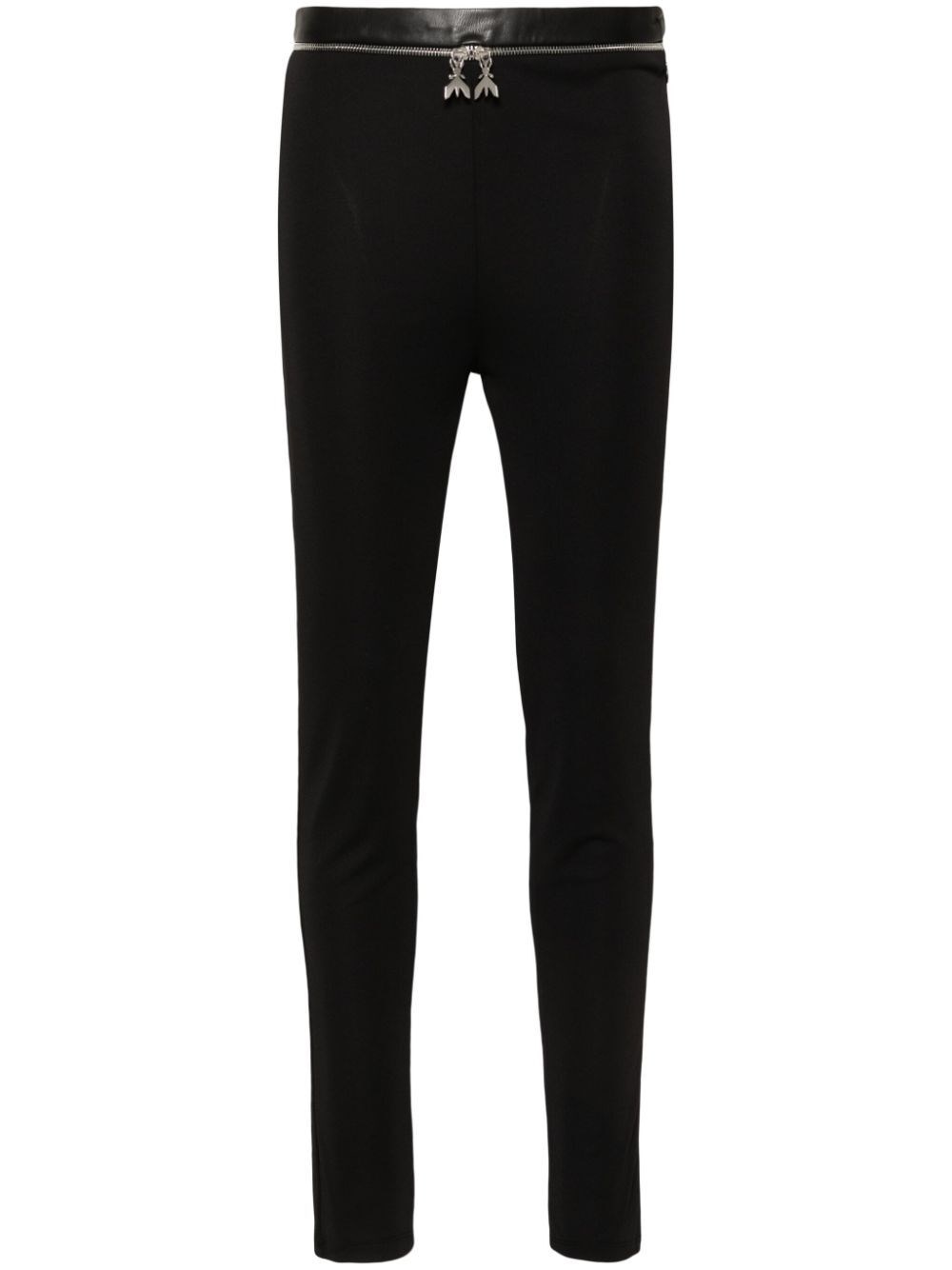 Shop Patrizia Pepe Leggings In Black  