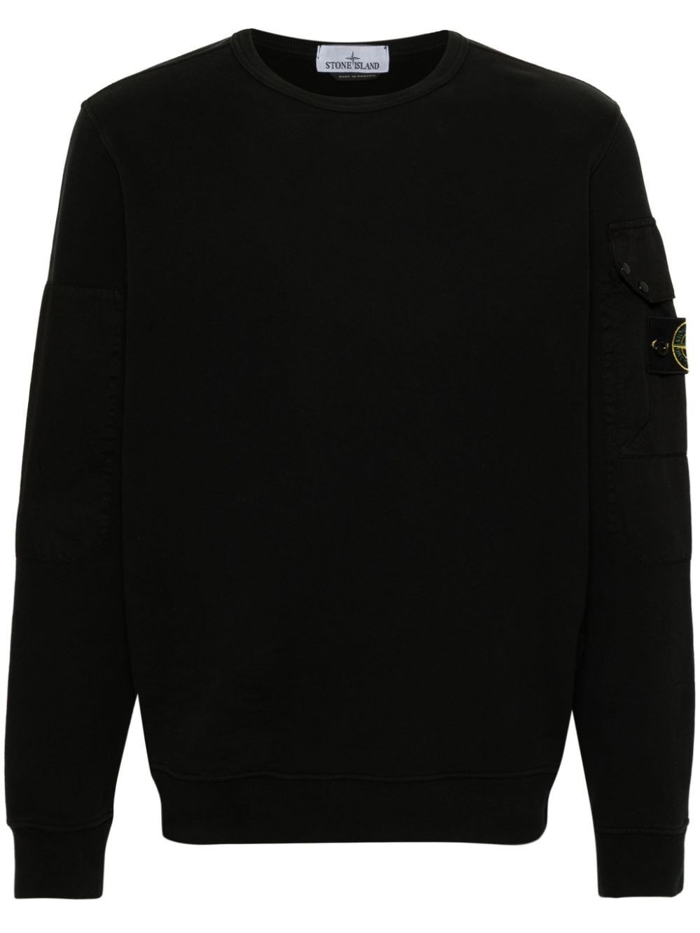 Shop Stone Island Sweatshirt In Black  