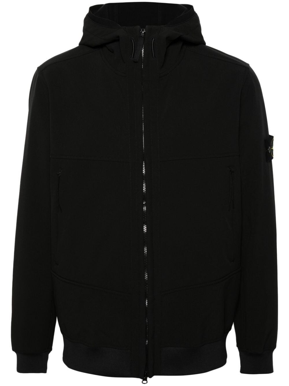 Shop Stone Island Light Outerwear In Black  