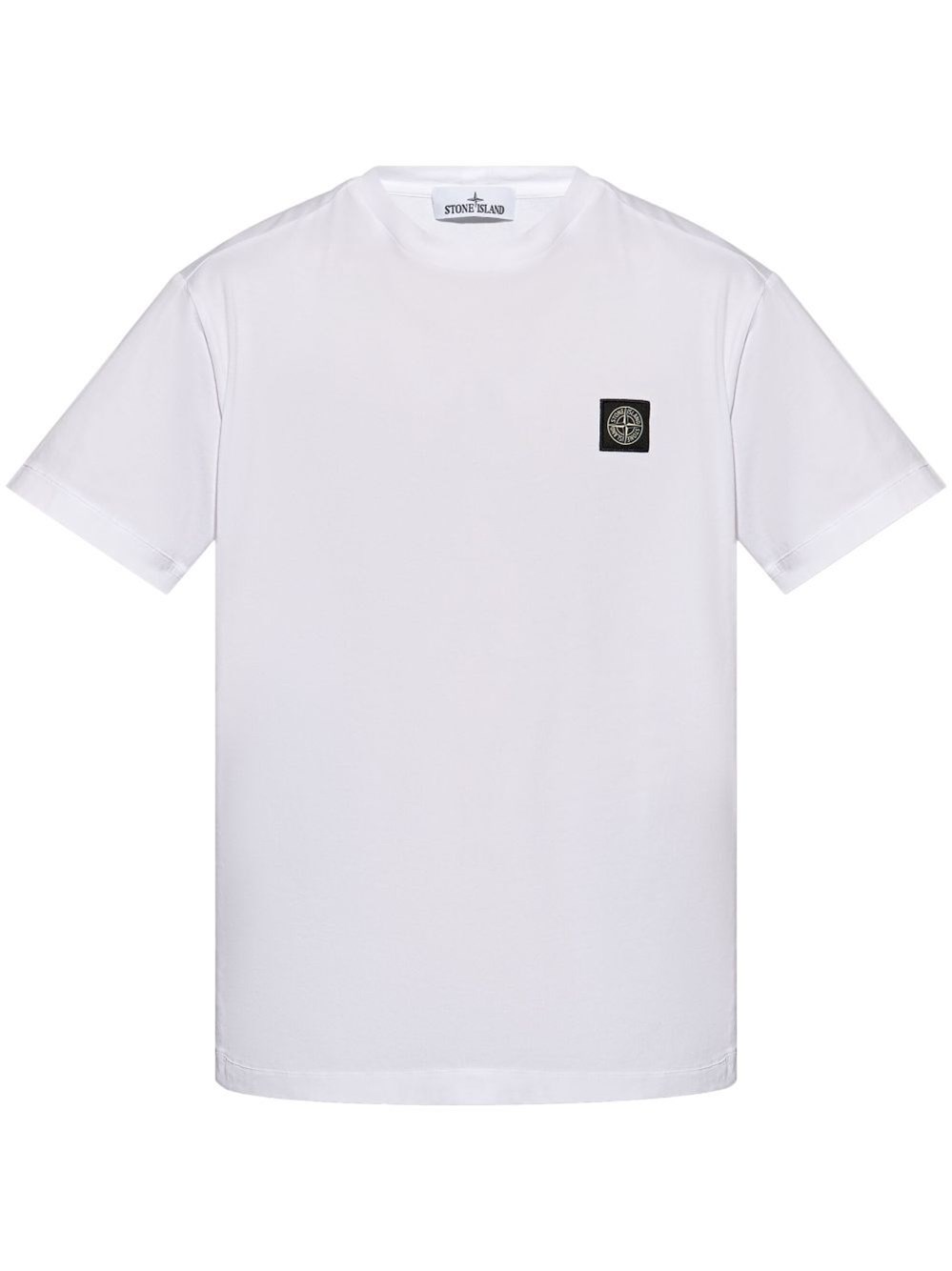 Shop Stone Island T-shirt In White