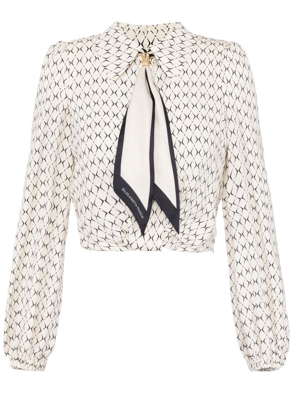 Shop Elisabetta Franchi Shirt In Beige