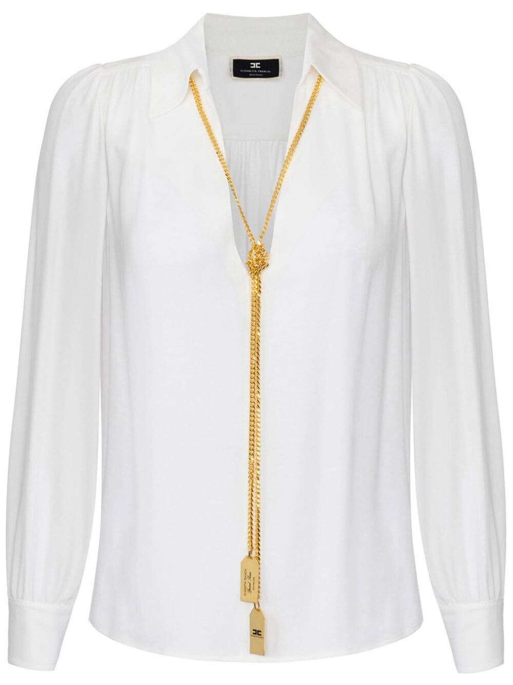 Shop Elisabetta Franchi Shirt In Beige