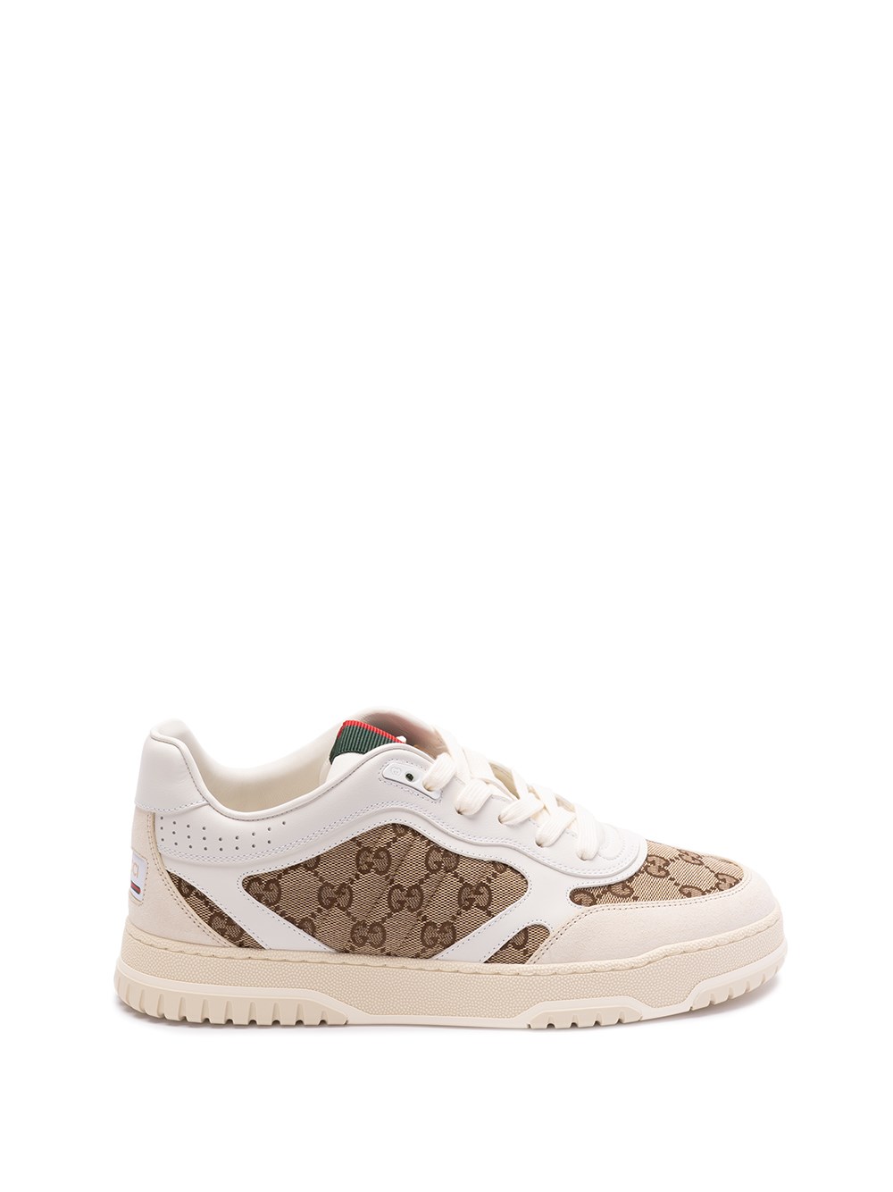 Shop Gucci Re-web` Sneakers In Beige
