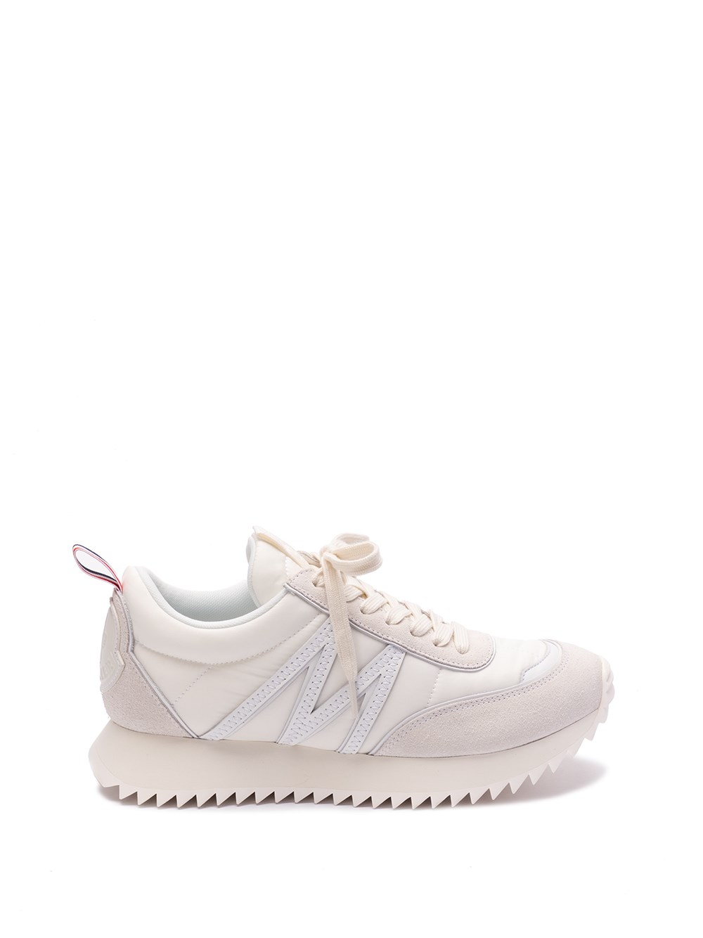 Shop Moncler `pacey` Low-top Sneakers In Beige