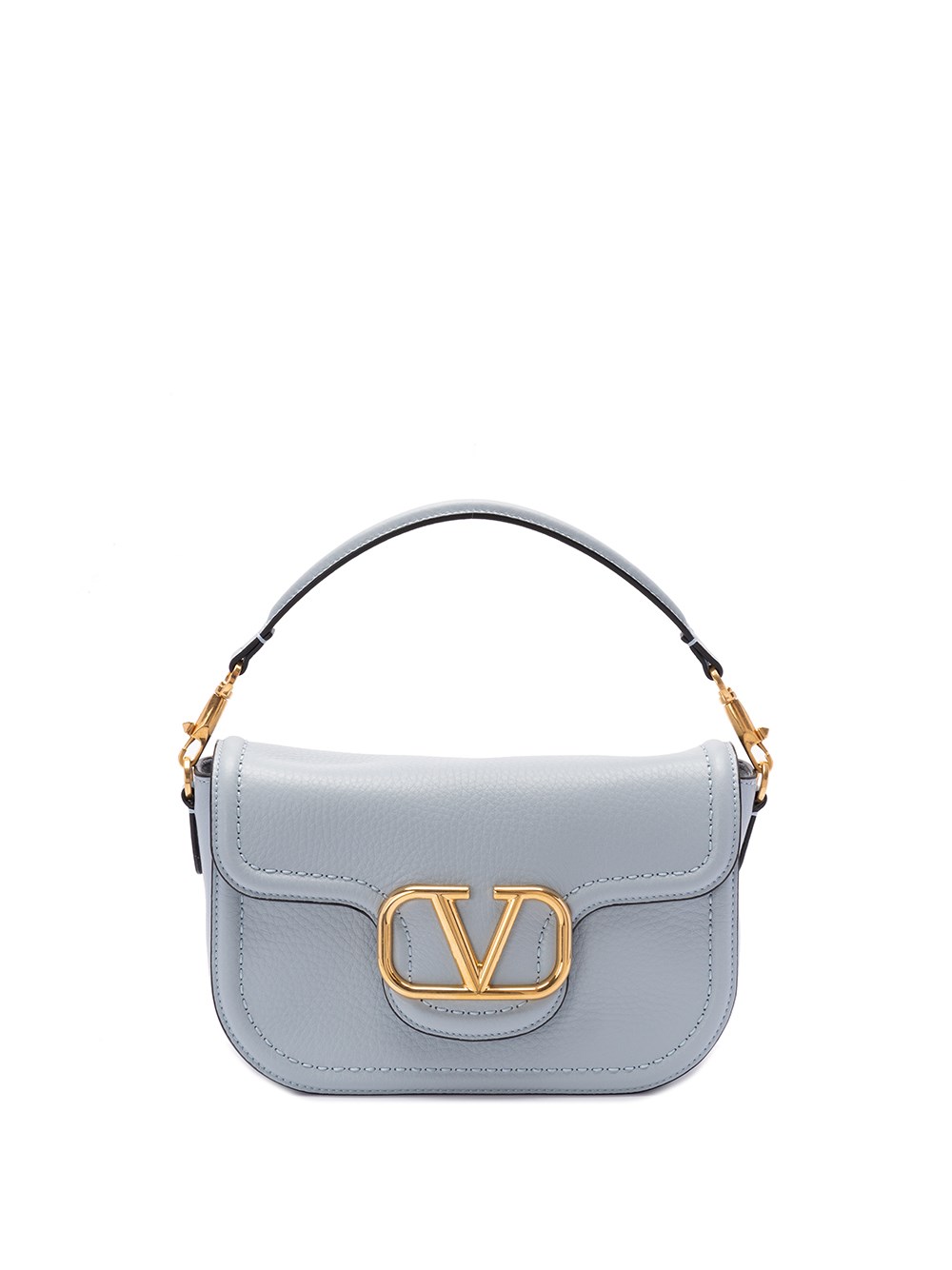 Shop Valentino Alltime` Shoulder Bag In Blue