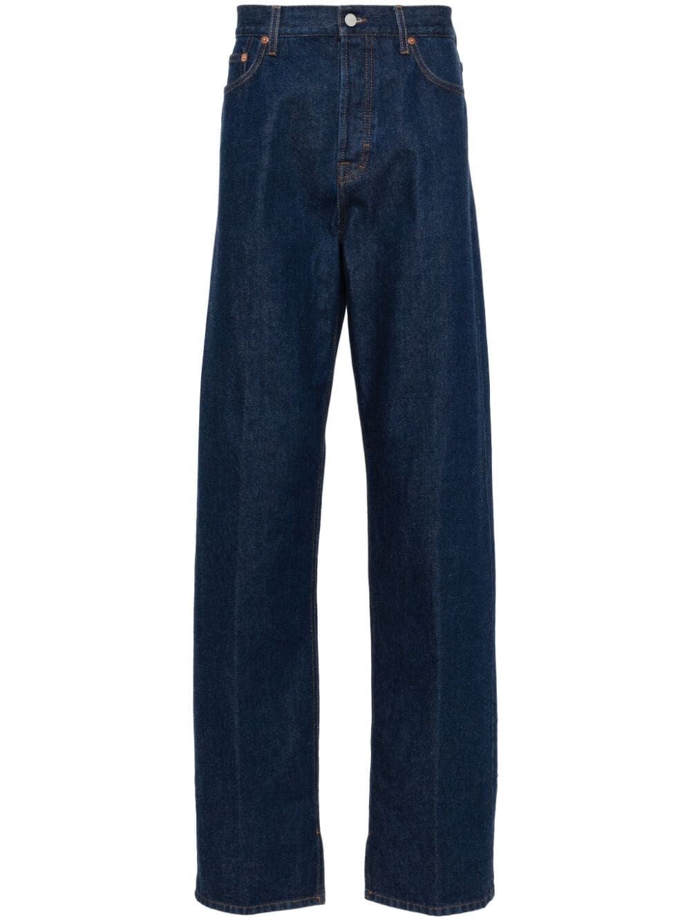 Shop Gucci Loose Jeans In Blue