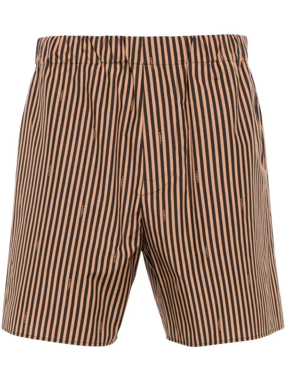 Shop Fendi Shorts In Brown