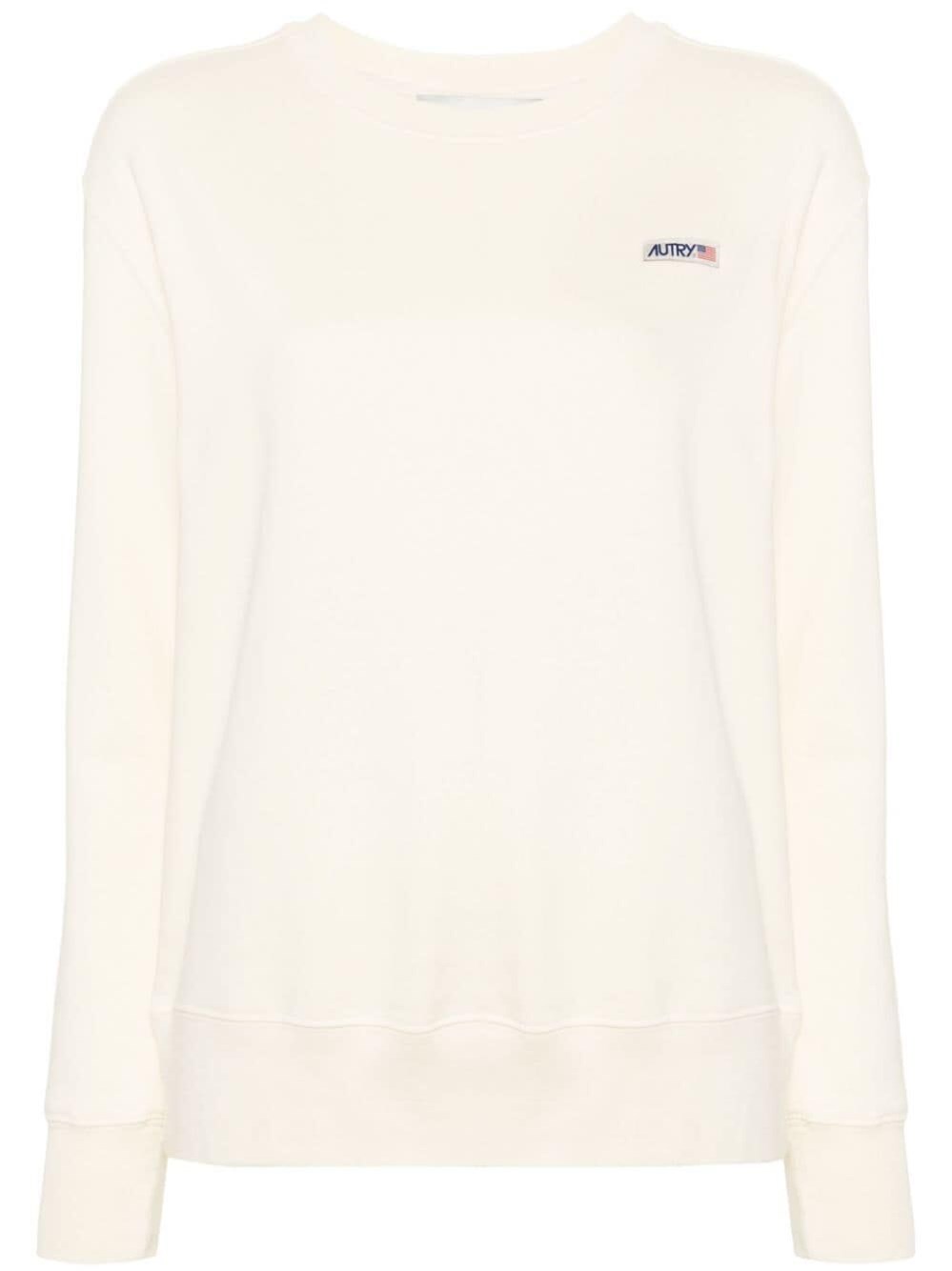 Shop Autry Sweatshirt In Beige