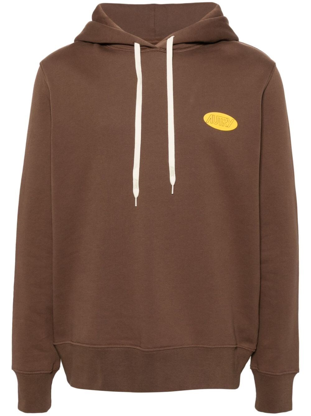 Shop Autry Hoodie In Brown