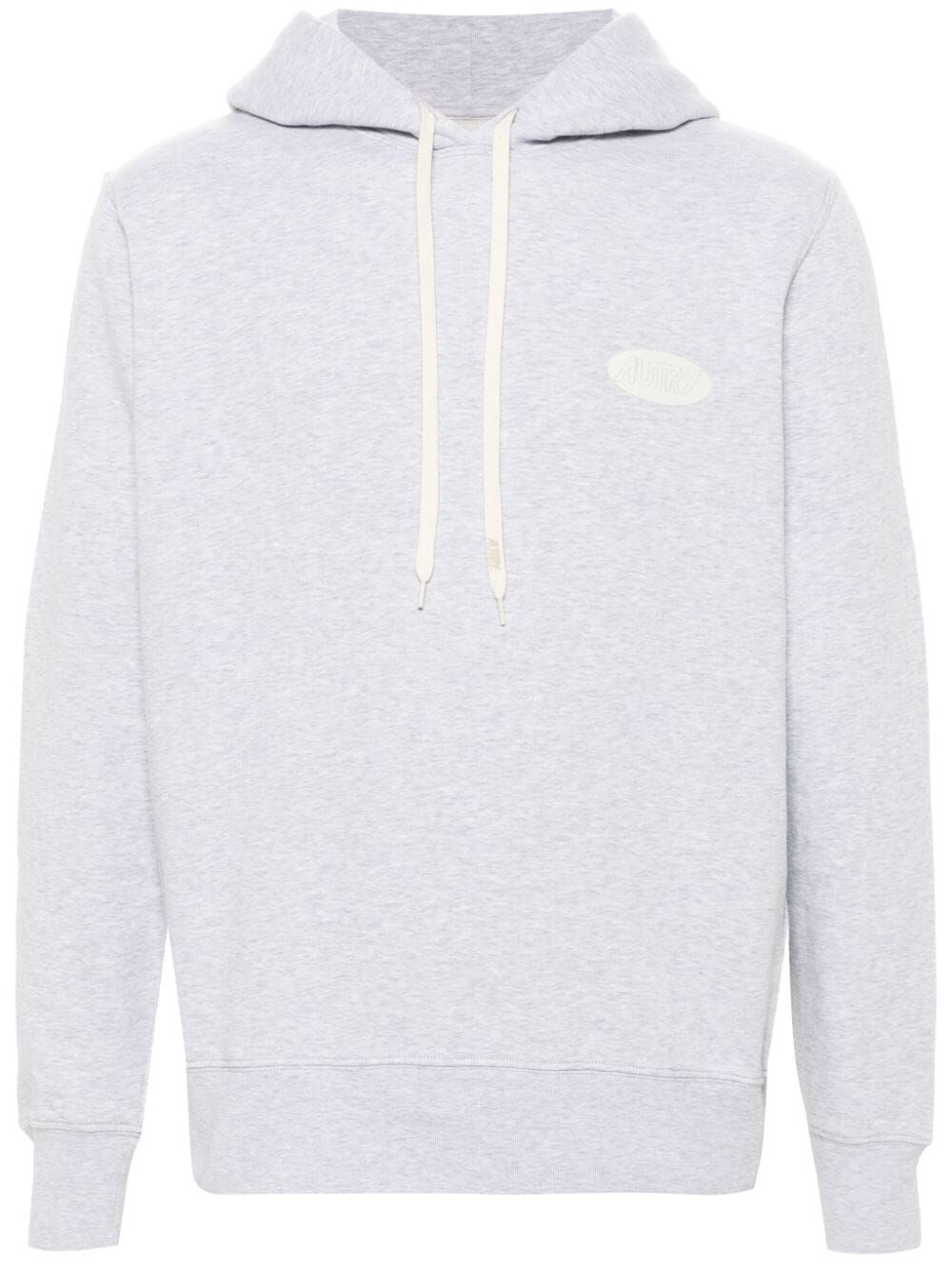 Shop Autry Hoodie In Gray