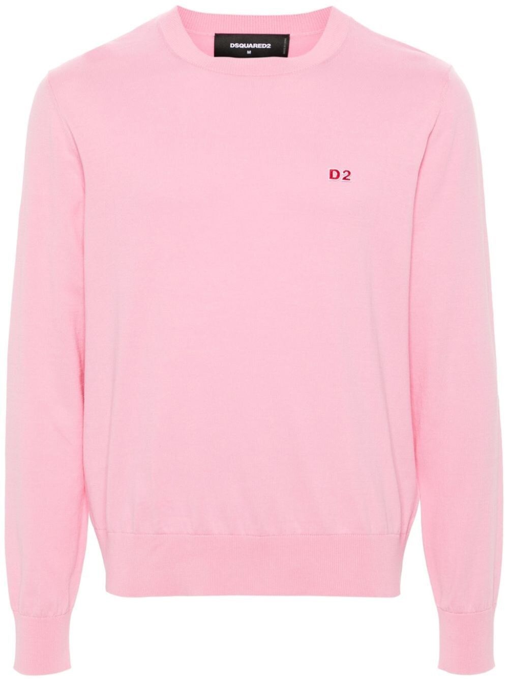 Shop Dsquared2 Crew-neck Sweater In Beige