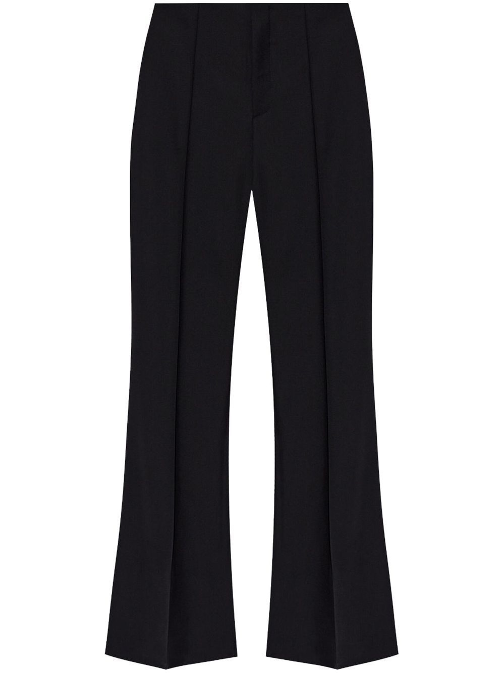 Shop Chloé Flared Pants In Black  