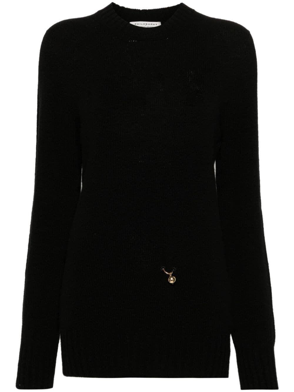 Shop Philosophy Di Lorenzo Serafini Sweater In Black  