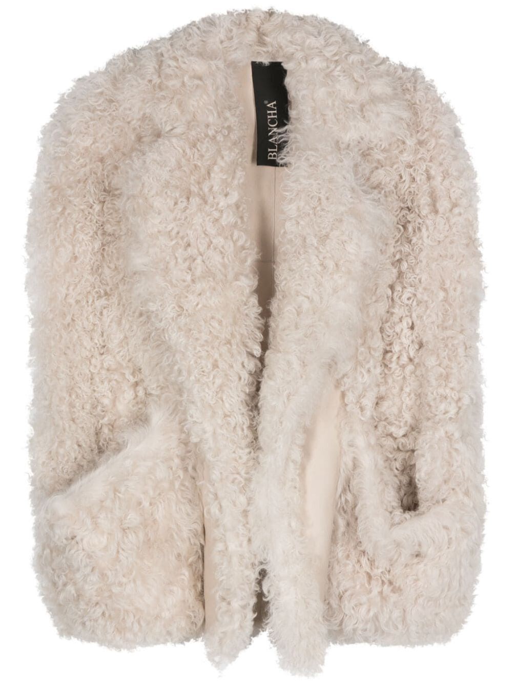 Shop Blancha Shearling Vest In White