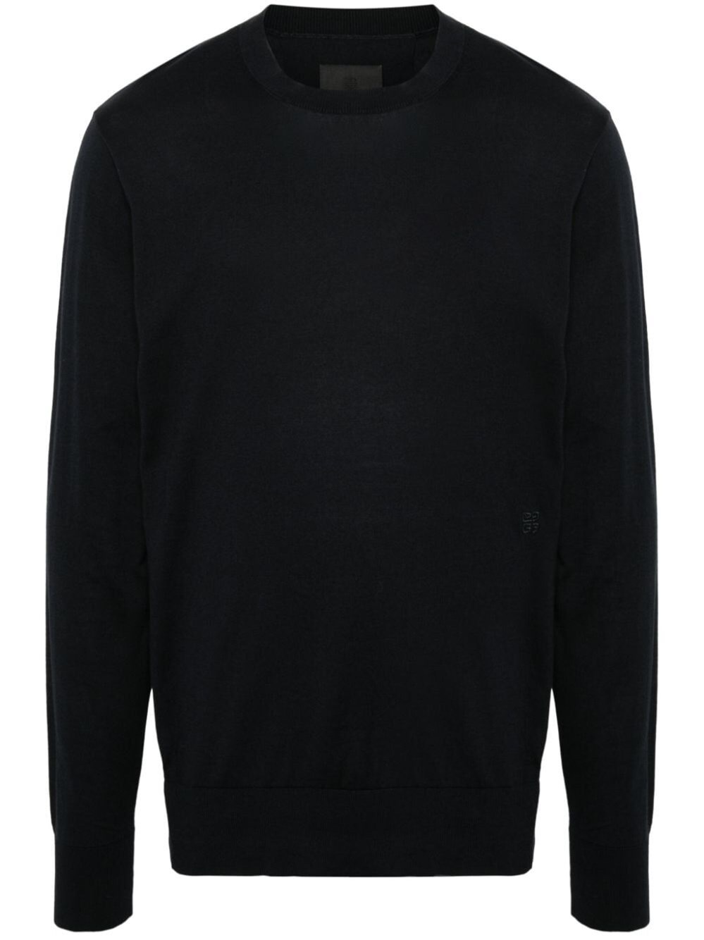 Shop Givenchy Crew-neck Sweater In Blue