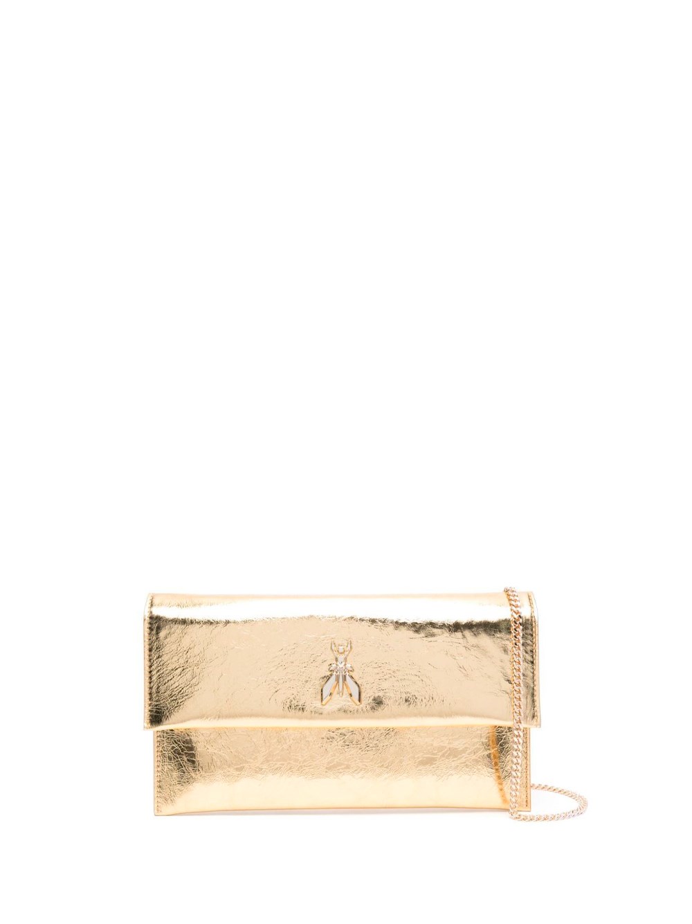 Shop Patrizia Pepe Handbag In Metallic