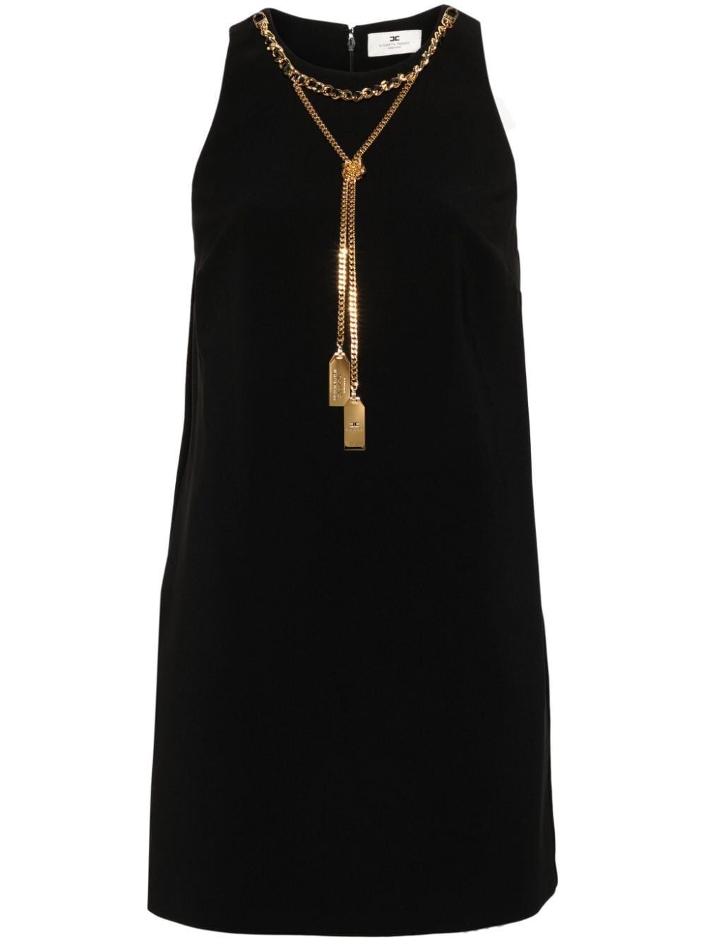 Shop Elisabetta Franchi Dress In Black  