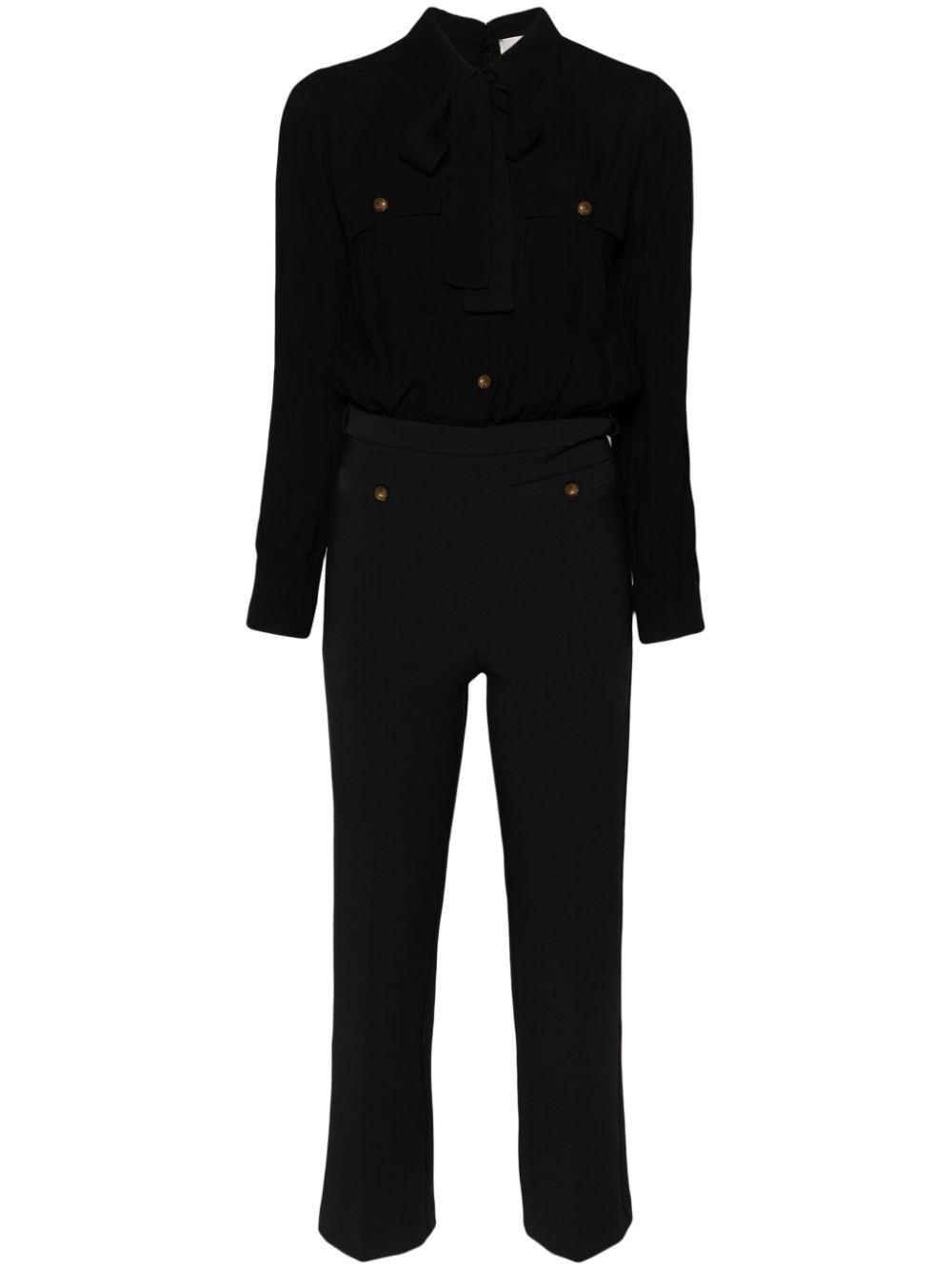 Shop Elisabetta Franchi Jumpsuit In Black  