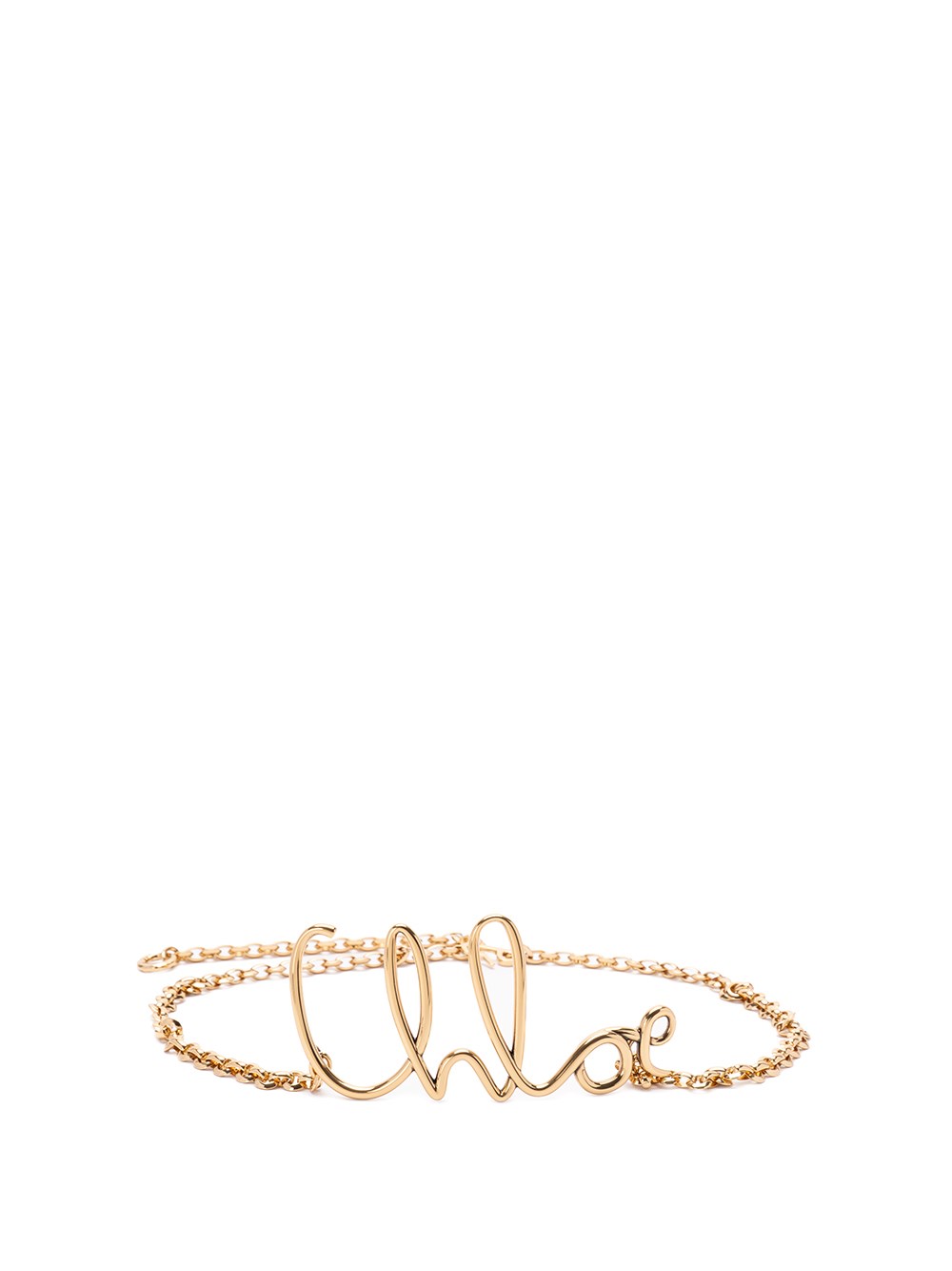 Chloé ` Belt In Metallic