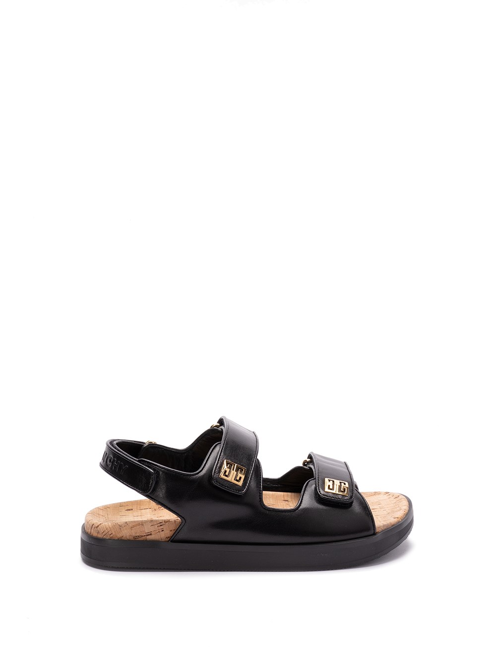 Shop Givenchy `4g` Strap Flat Sandals In Black  