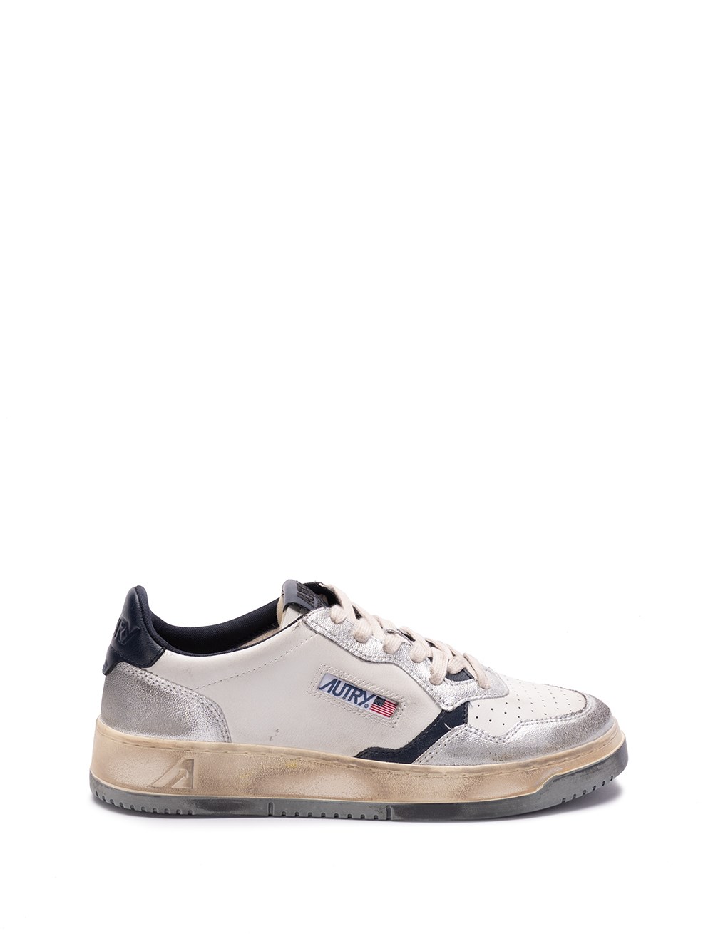 Shop Autry `sup Vint` Low-top Sneakers In Metallic