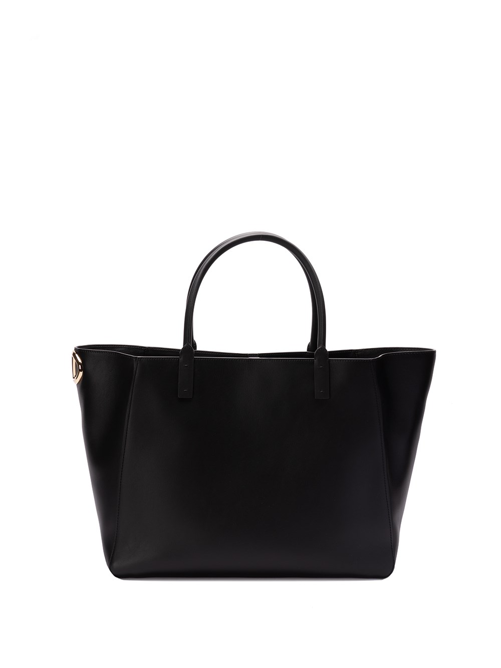 Shop Valentino `vlogo Side` Tote Bag In Black  