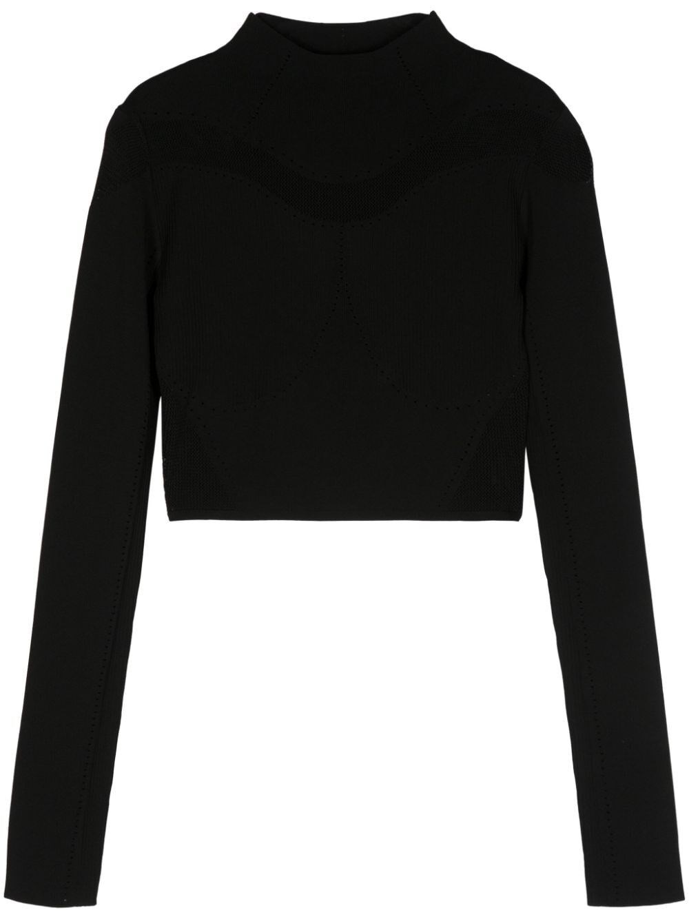 Shop Patrizia Pepe Sweater In Black  