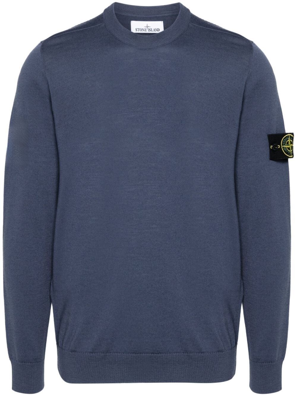 Shop Stone Island Sweater In Blue