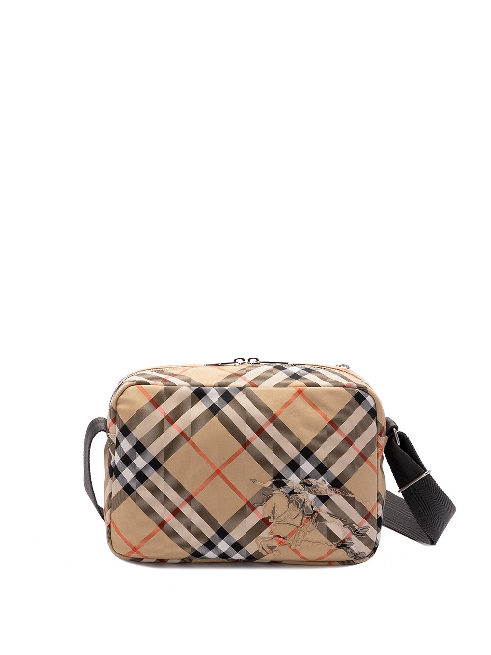 Shop Burberry `essential` Crossbody Bag In Beige