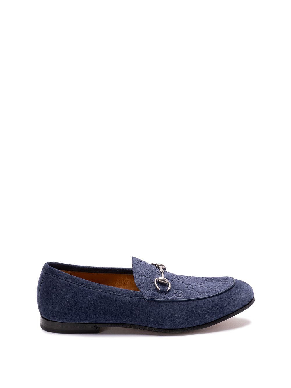 Shop Gucci `jordy` Loafers In Blue