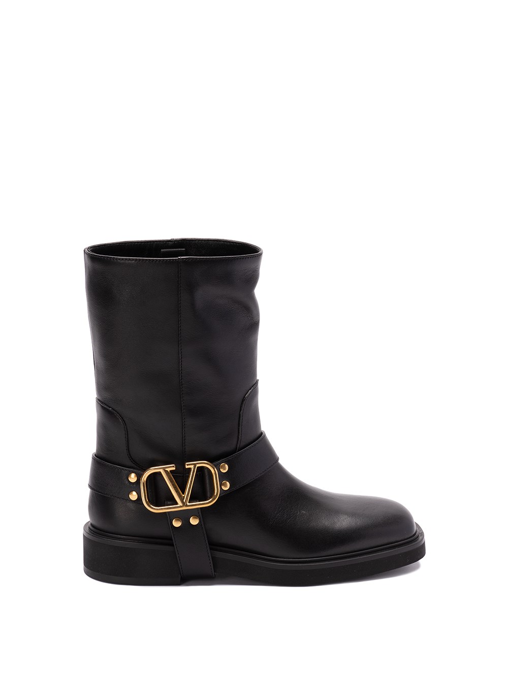 Shop Valentino `vlogo Signature` Boots In Black  