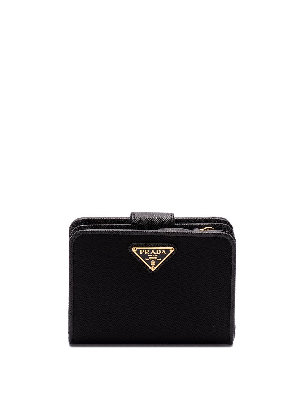 Shop Prada Small `re-nylon` Wallet In Black  