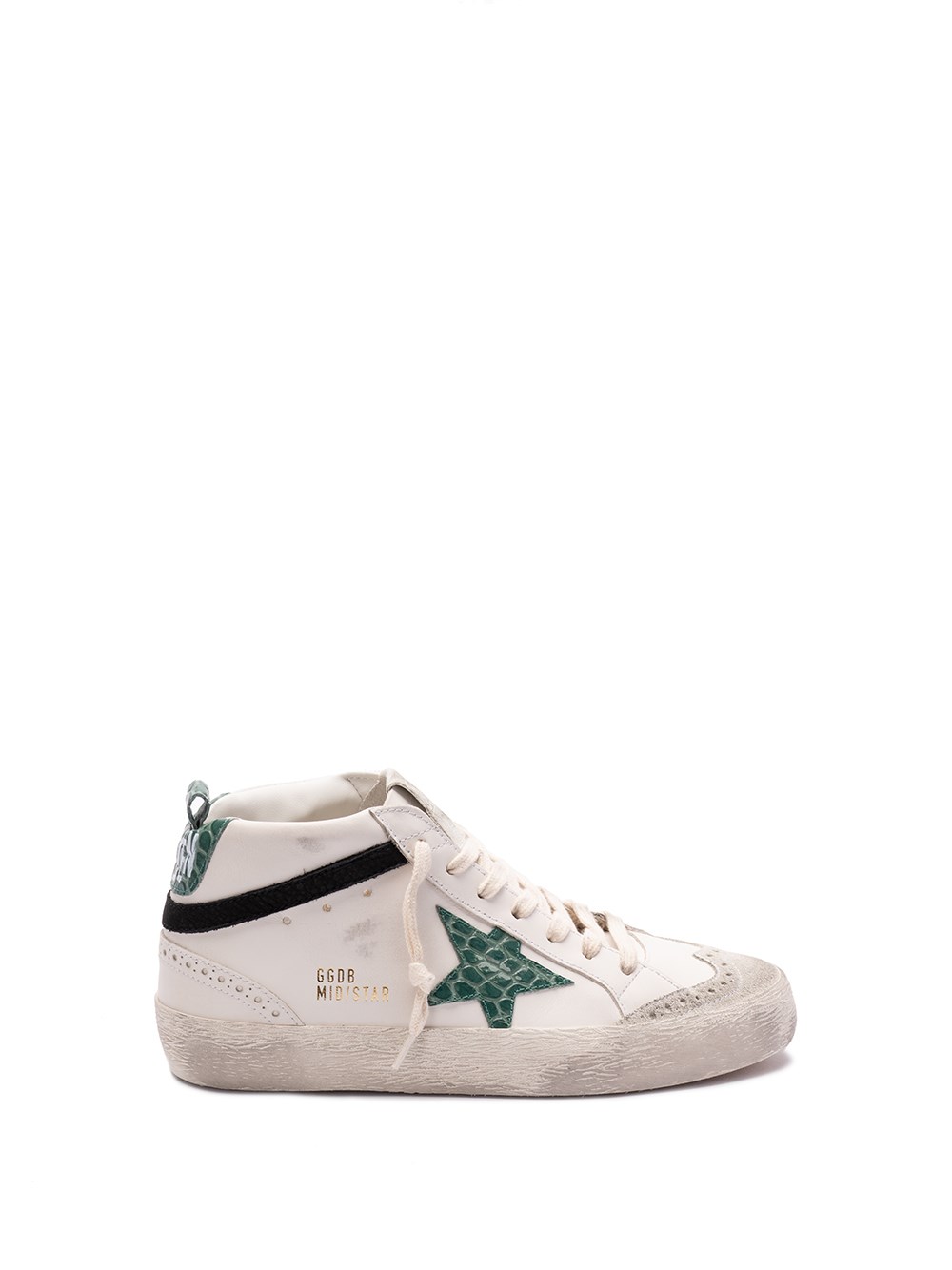 Shop Golden Goose `mid Star` Sneakers In White