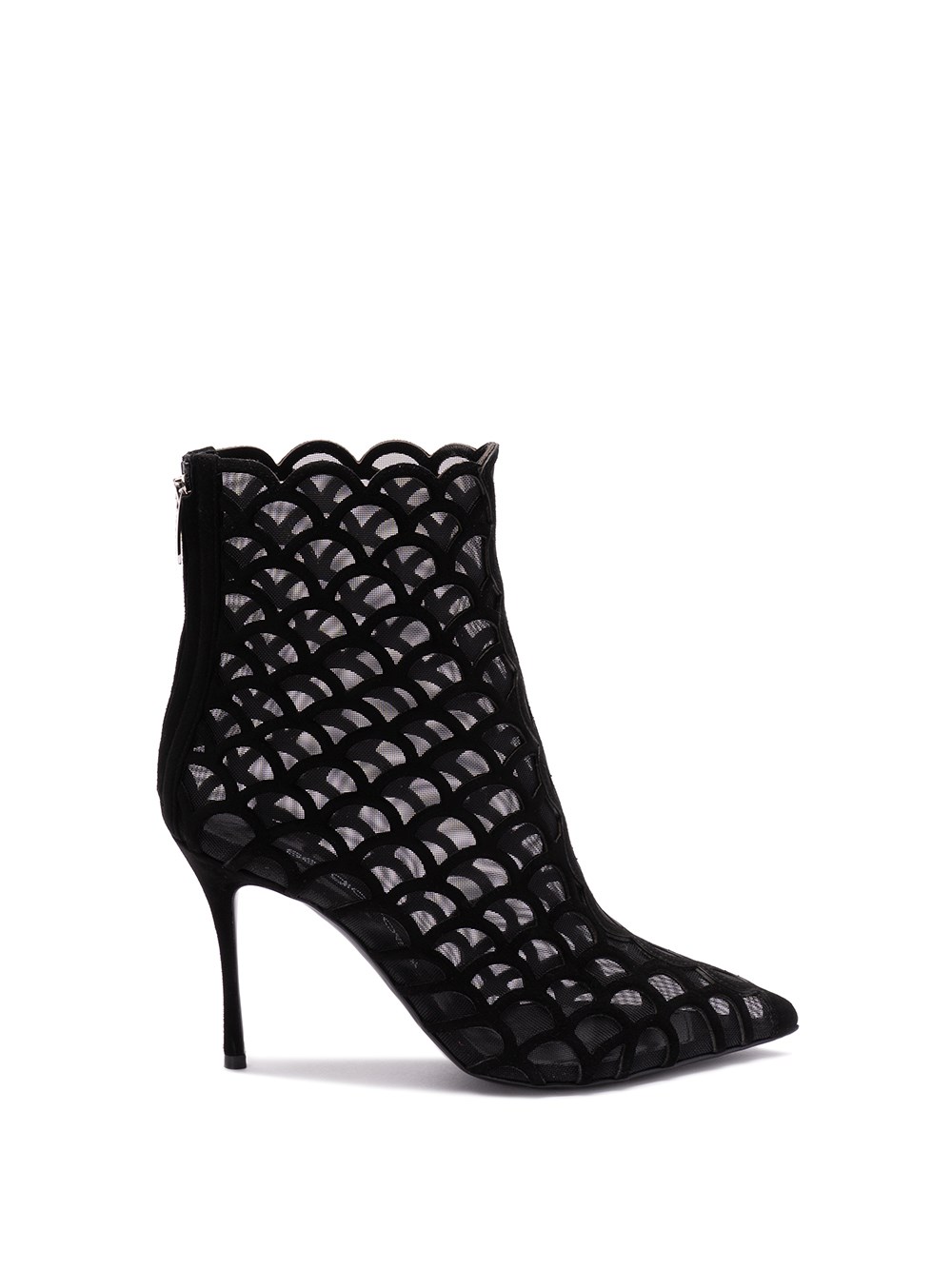 Shop Sergio Rossi `sr Mermaid` Sandal Boots In Black  