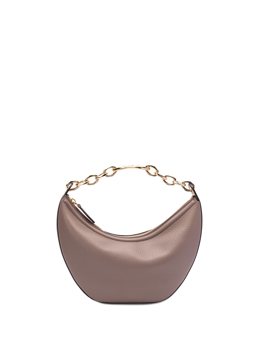 Shop Valentino `vlogo Moon Bag` Hobo Bag In Brown