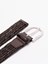 Orciani `Melange` Leather And Wool Belt