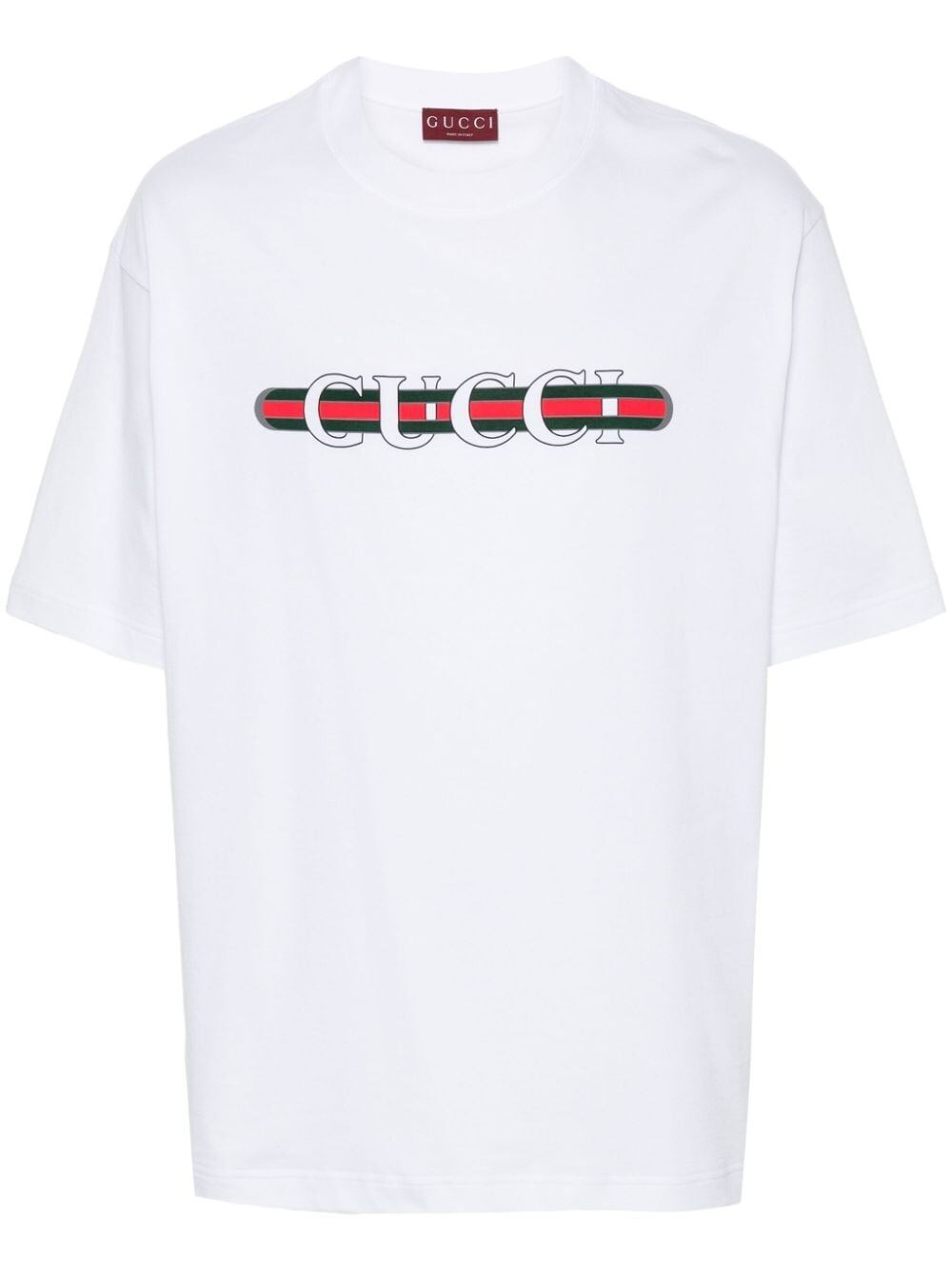 Shop Gucci T-shirt In White