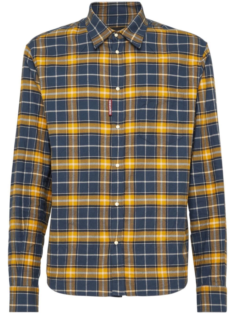 Shop Dsquared2 `canadian` Regular Shirt In Blue