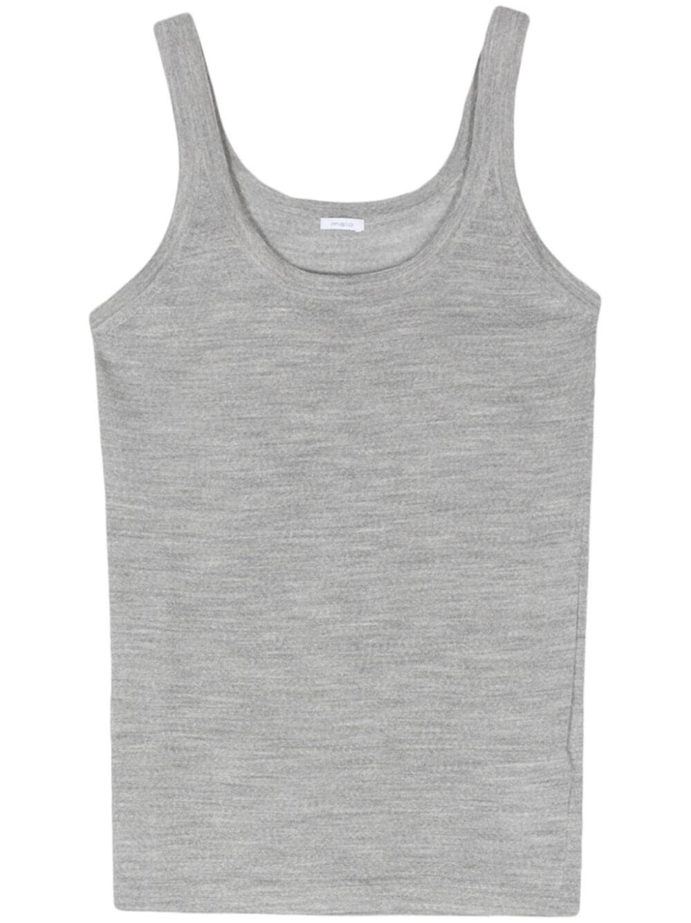 Shop Malo Tank Top In Gray