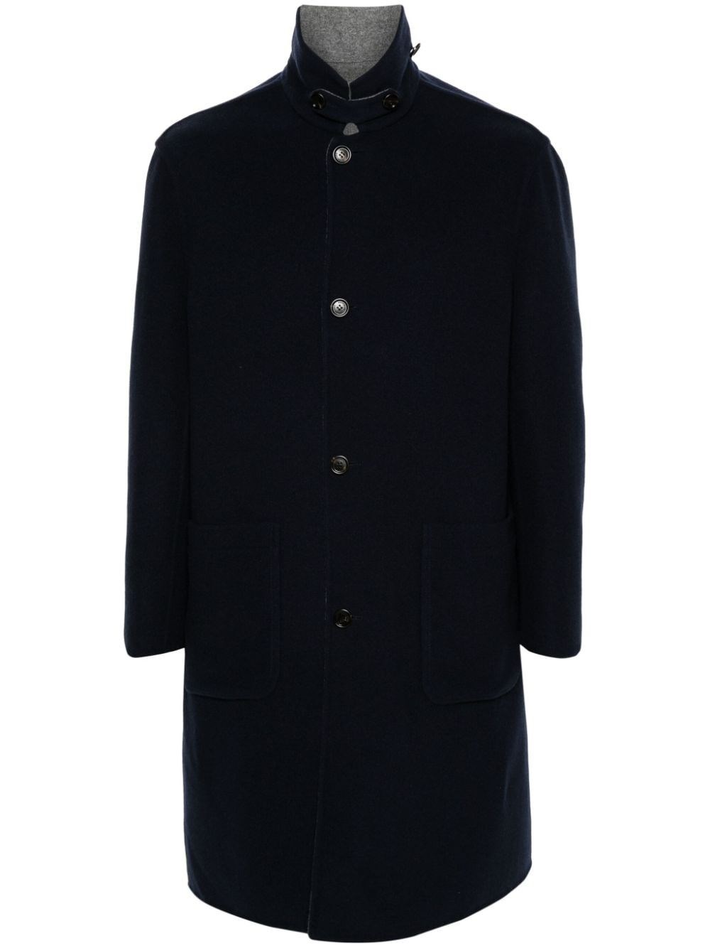 Shop Brunello Cucinelli Coat In Blue